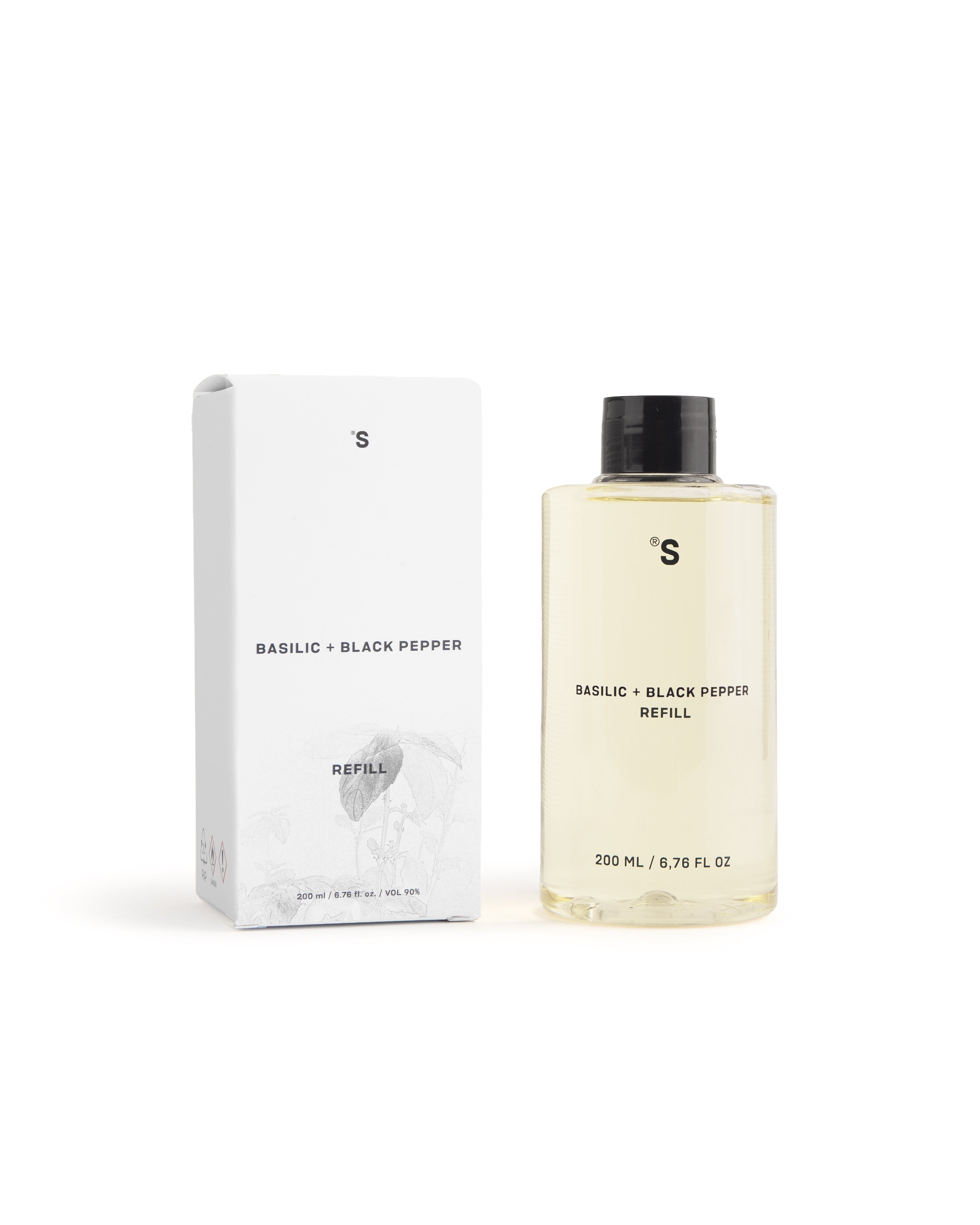 Sister's Aroma, Refil Parfum de Casă, Busuioc și Piper Negru, 200ML