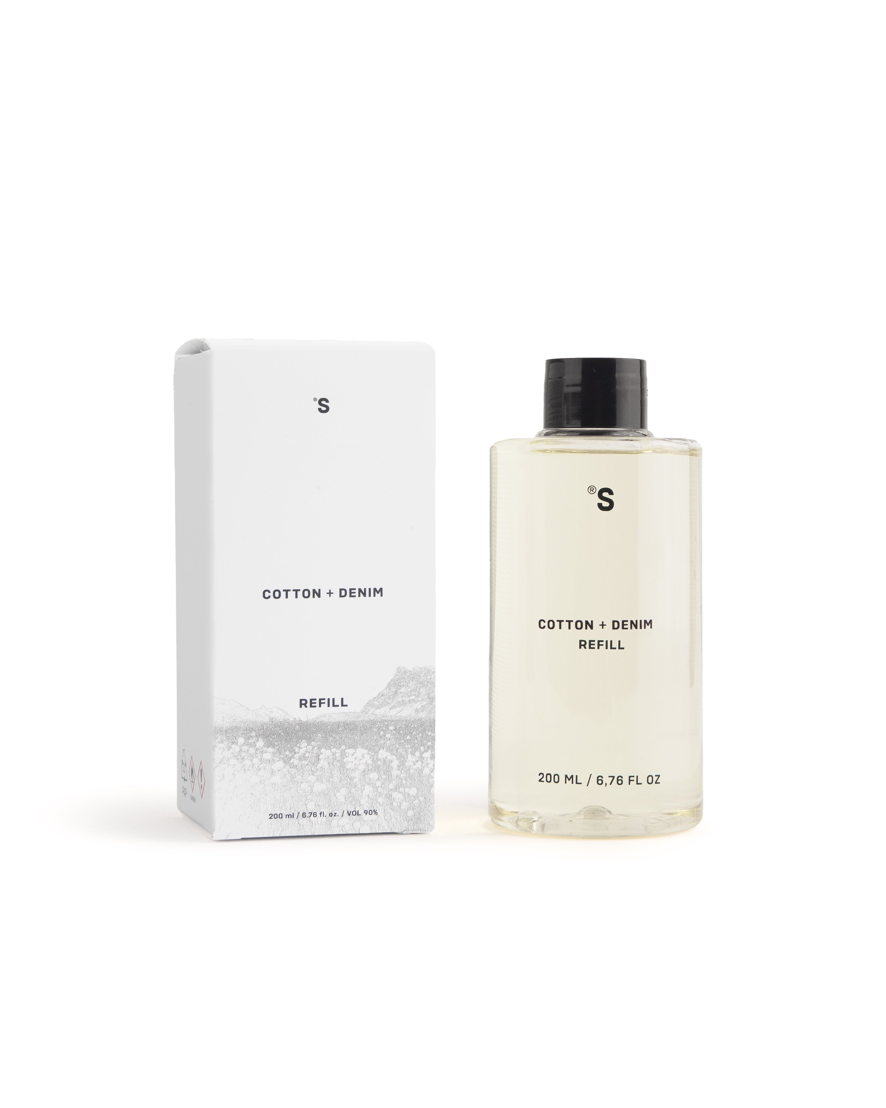 Sister's Aroma, Refil Parfum de Casă, Bumbac și Denim, 200ml