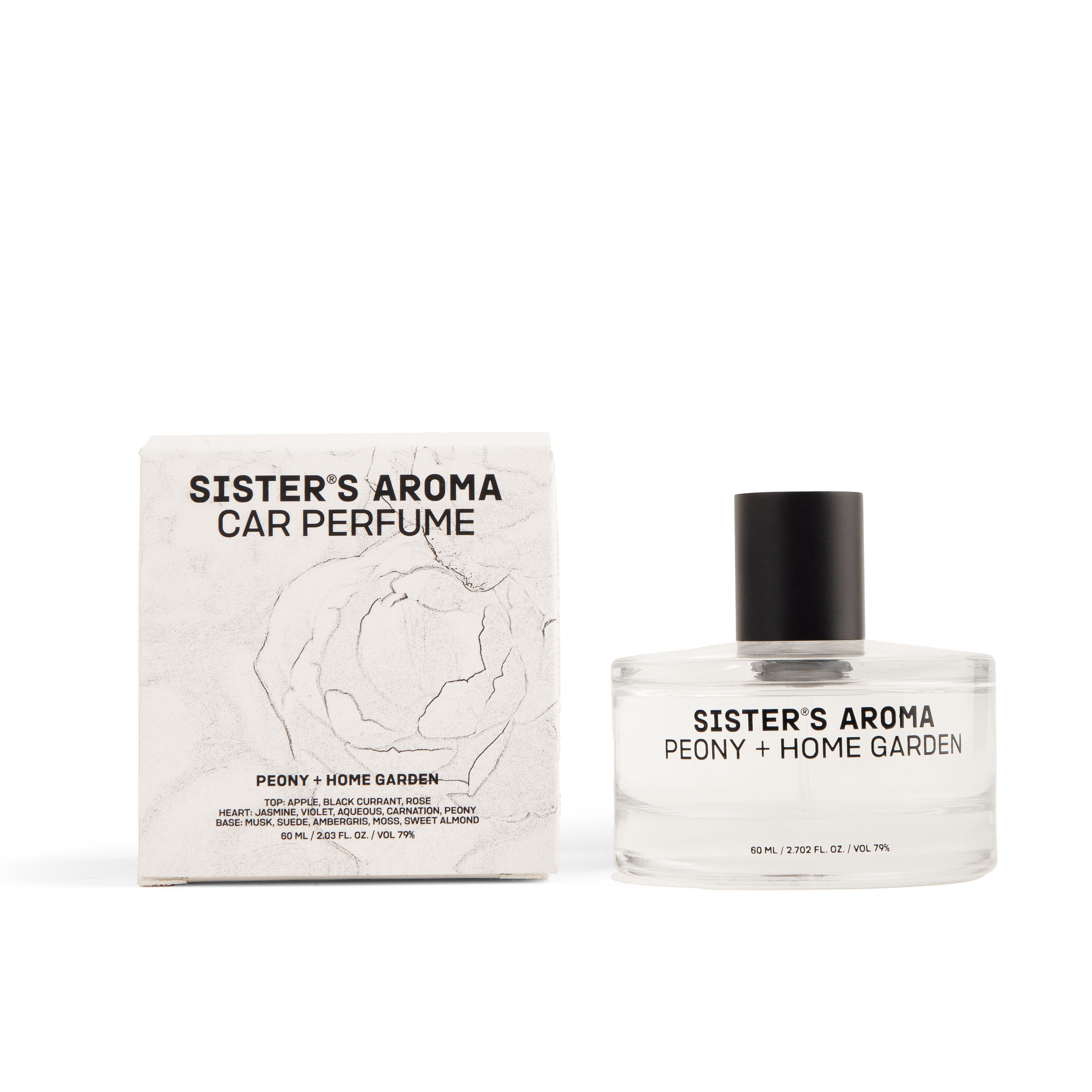 Parfum Sister's Aroma, Parfum de mașină | Bujori și Flori de Gradină, 60 ml
