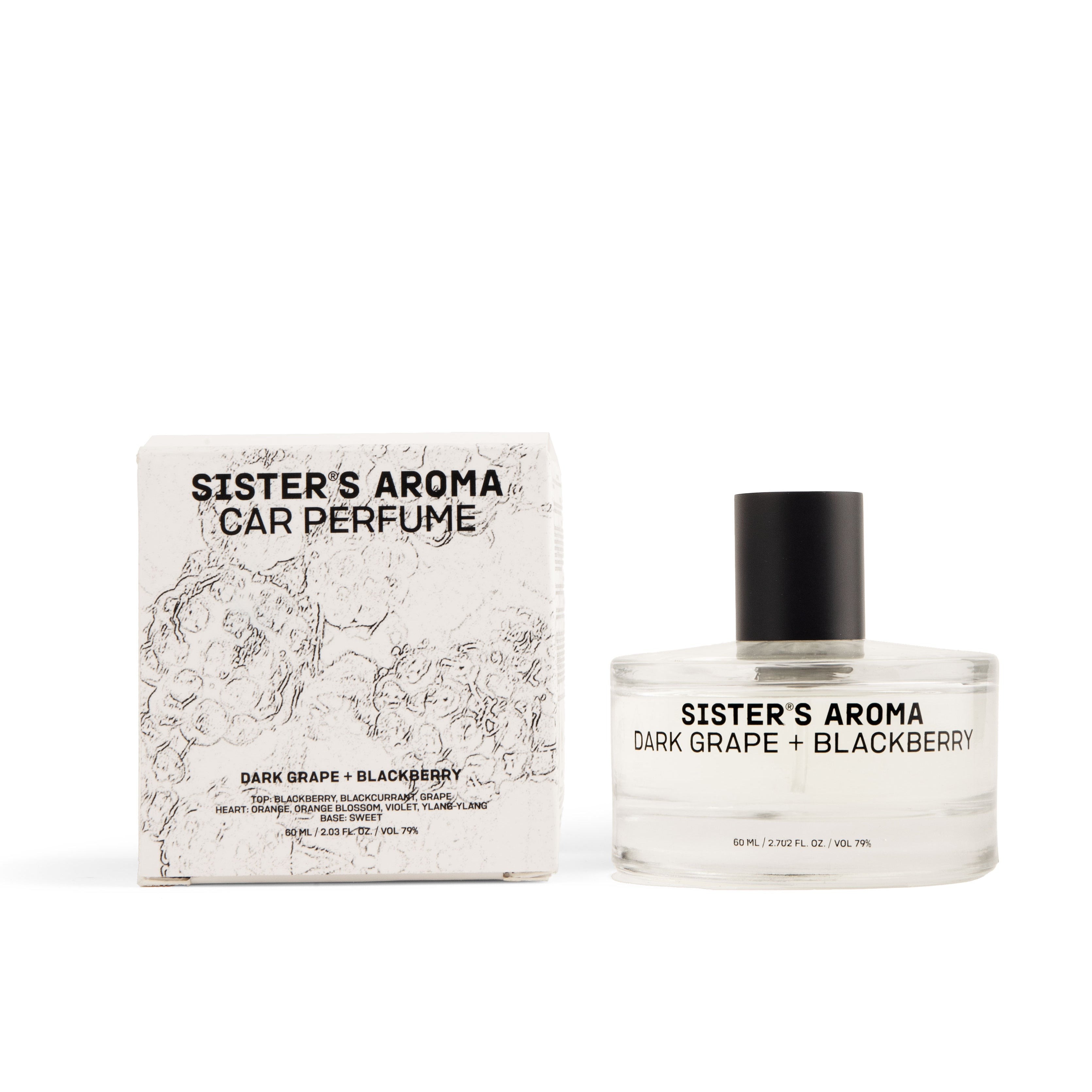 Parfum Sister's Aroma, Parfum de mașină | Struguri Roșii și Mure, 60ml