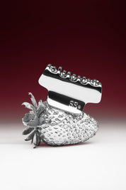 Metal Hair Clip, Argintiu