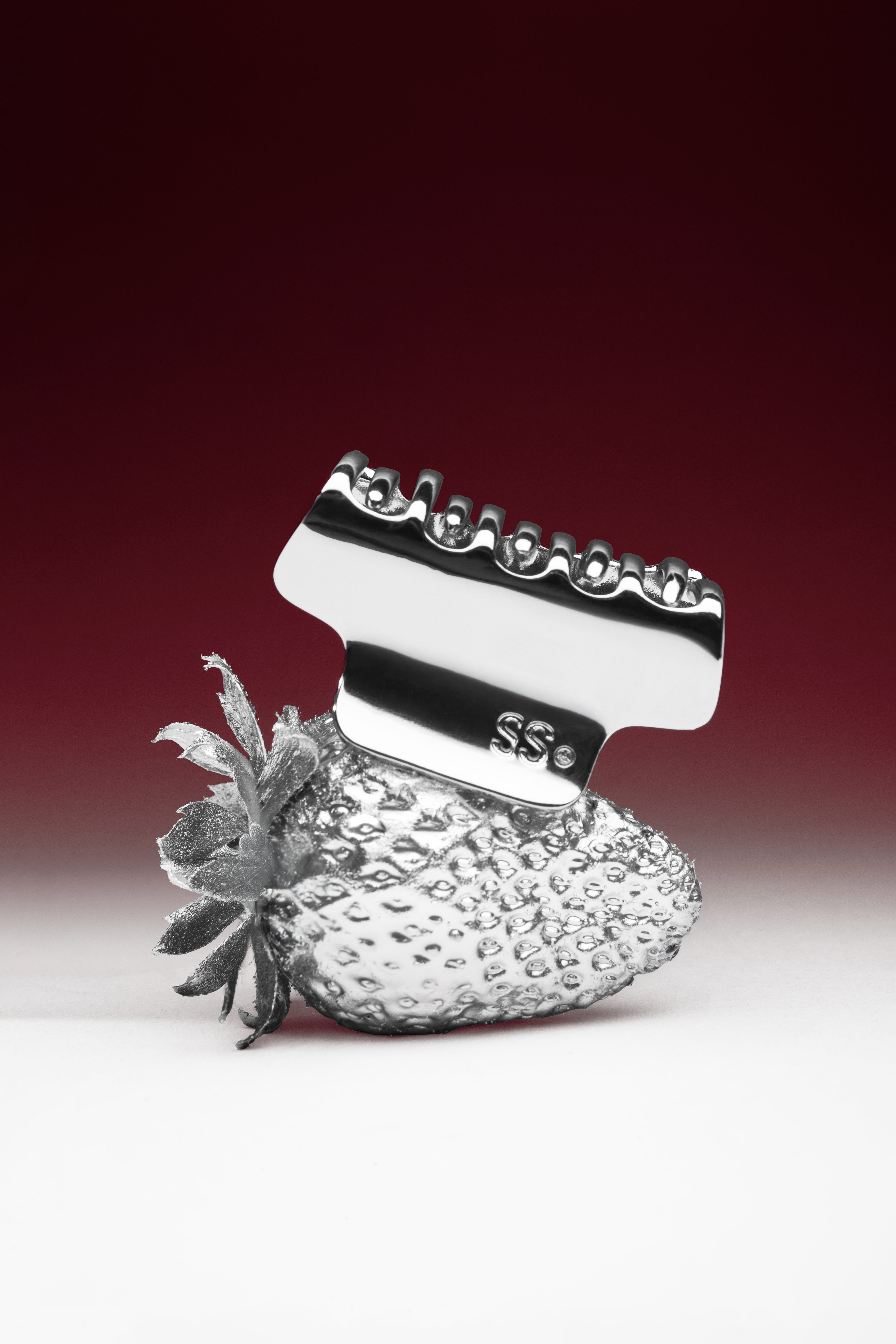 Metal Hair Clip, Argintiu