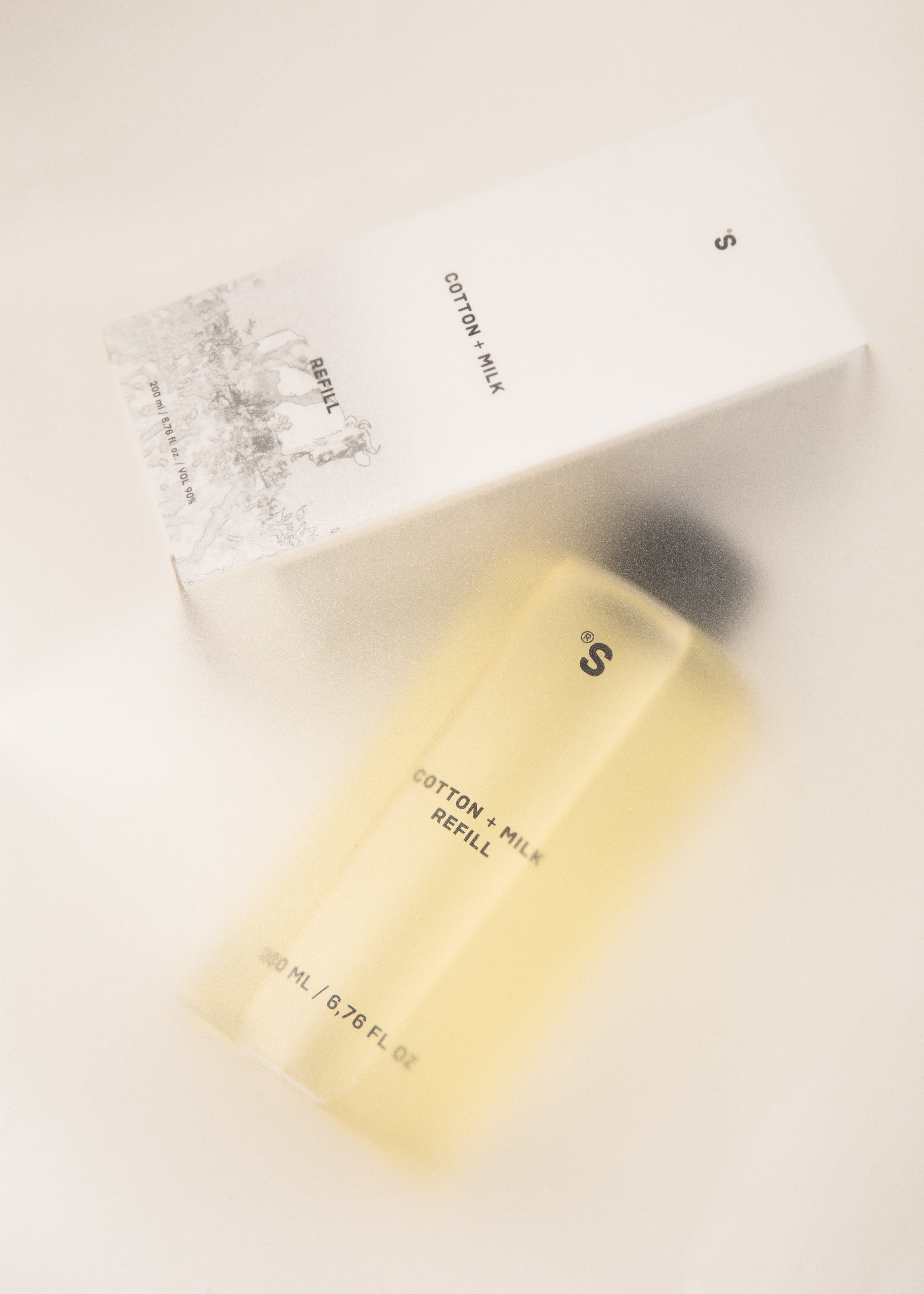 Sister's Aroma, Refil Parfum de Casă, Bumbac și Lapte, 200ml
