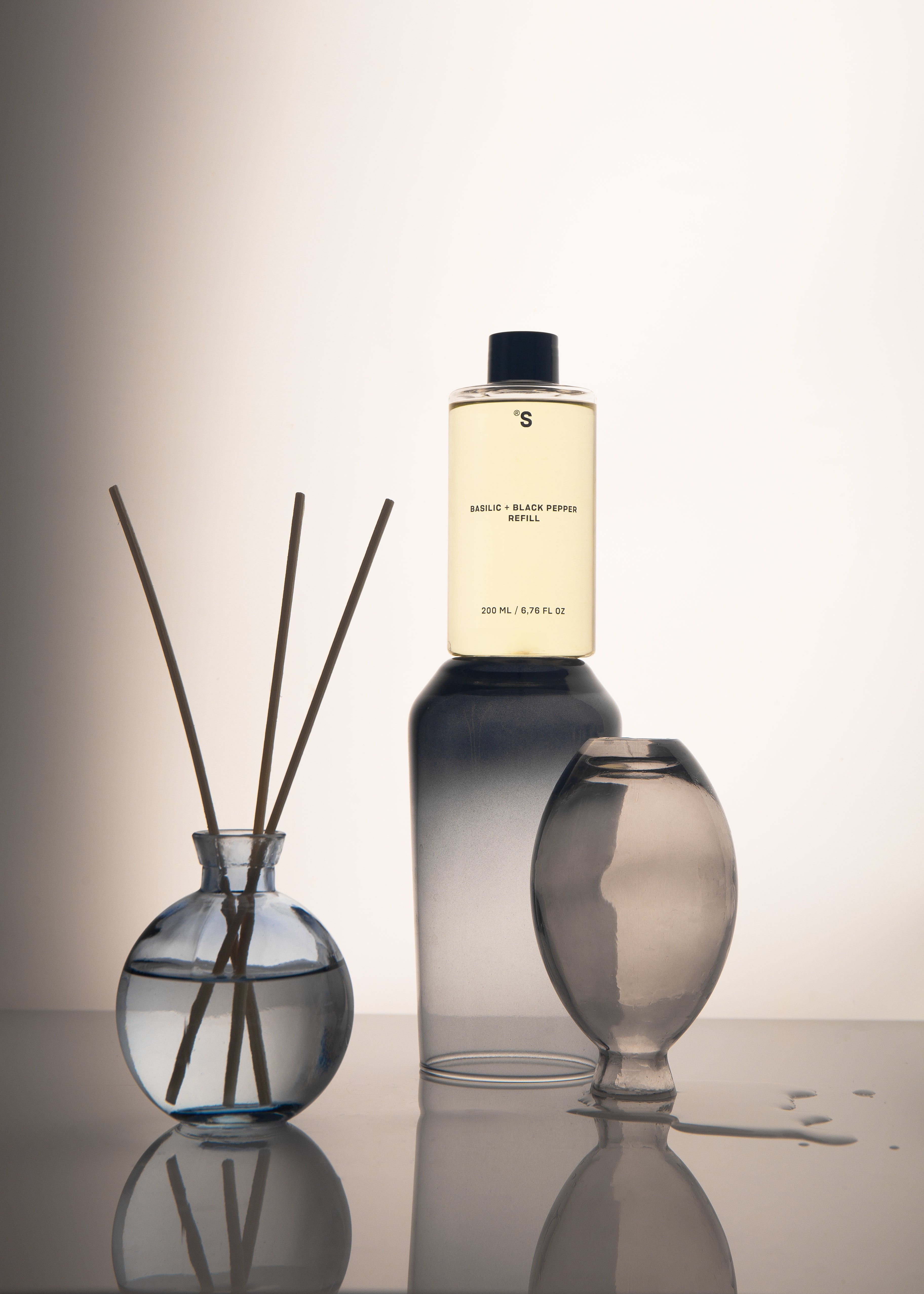 Sister's Aroma, Refil Parfum de Casă, Busuioc și Piper Negru, 200ML
