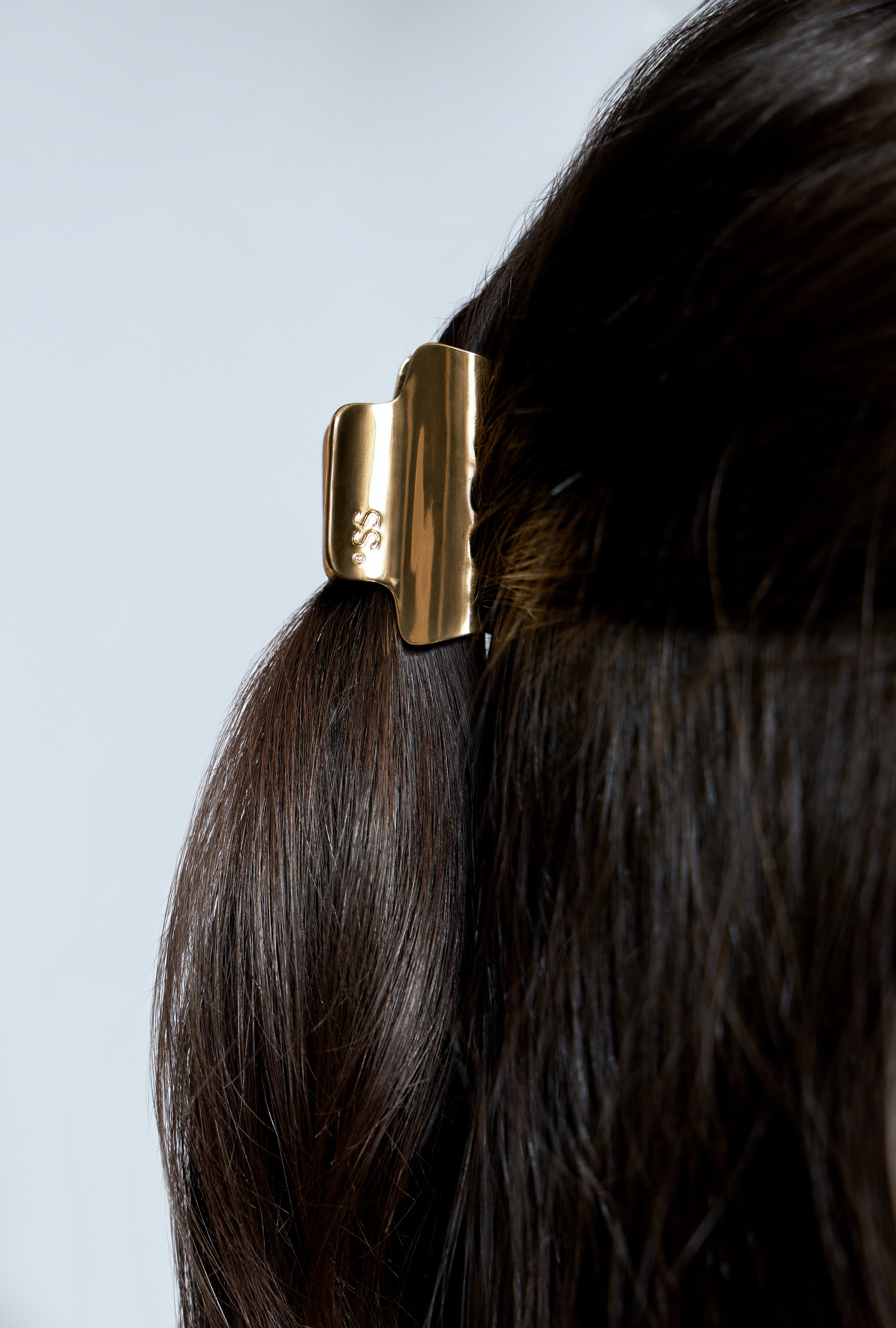 Metal Hir Clip, Auriu