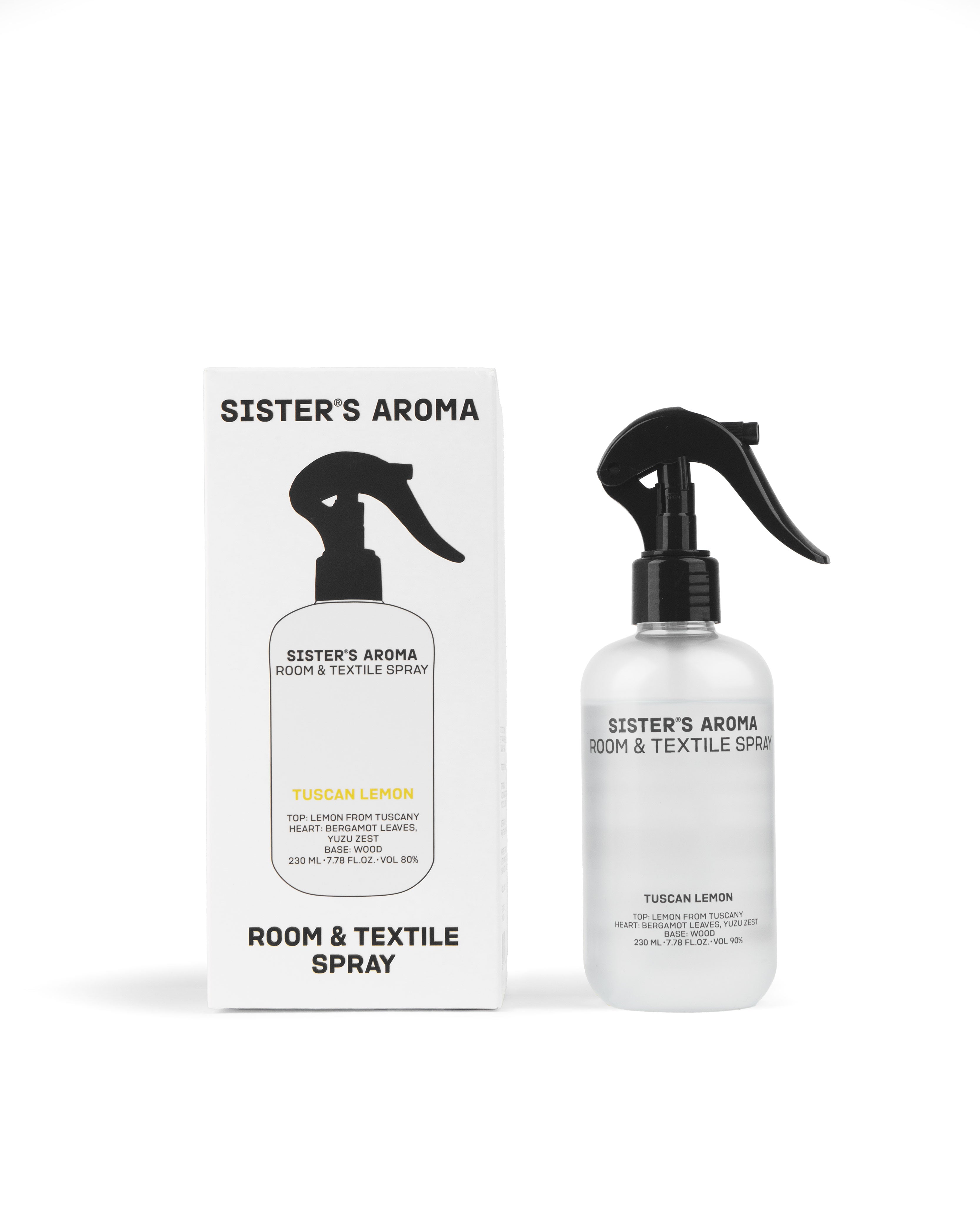 Sister's Aroma, Room Spray, Tuscan Lemon, 230 ml
