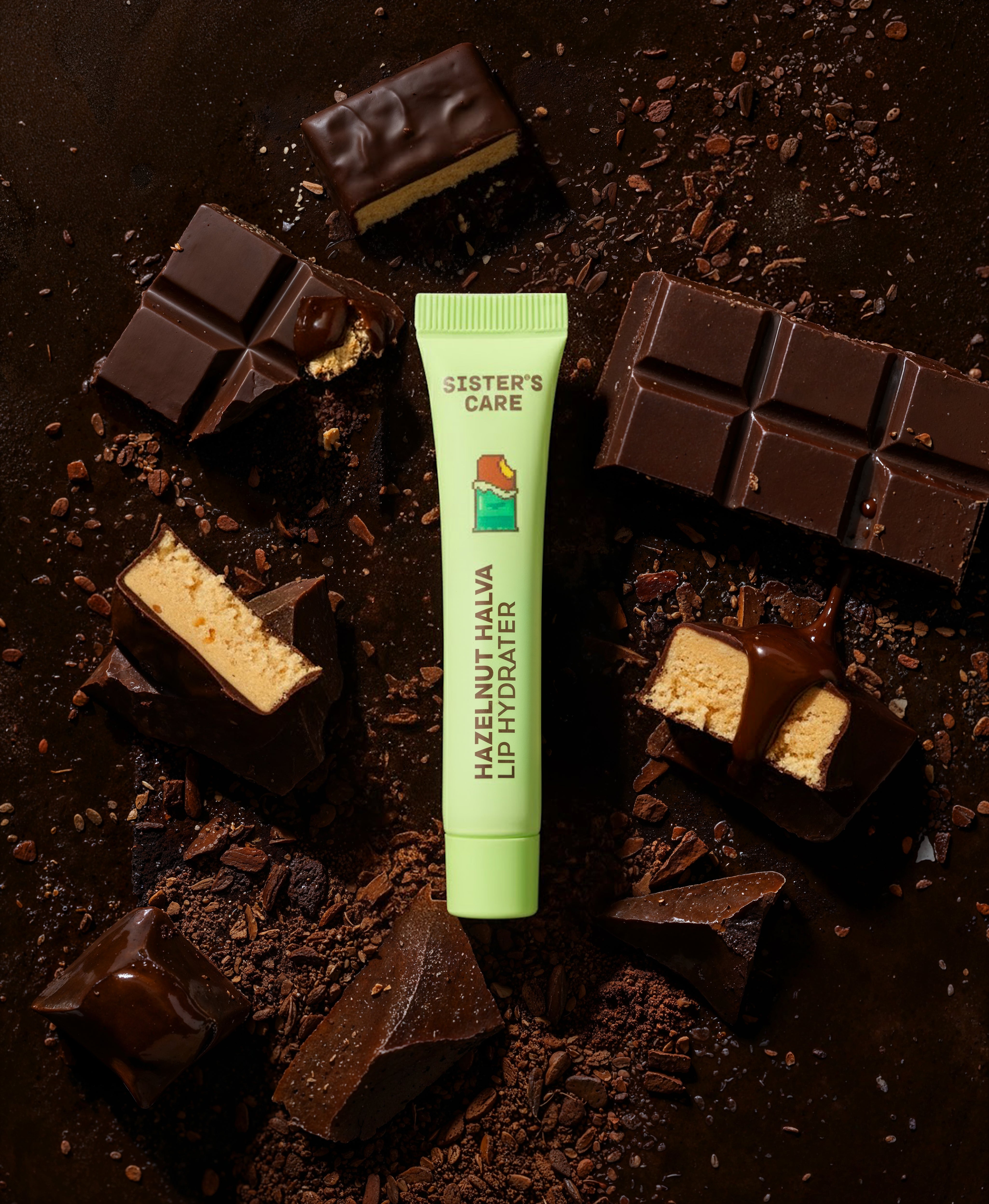 Sister's Aroma, Lip Hydrater, Hazelnut Halva, 10 ml