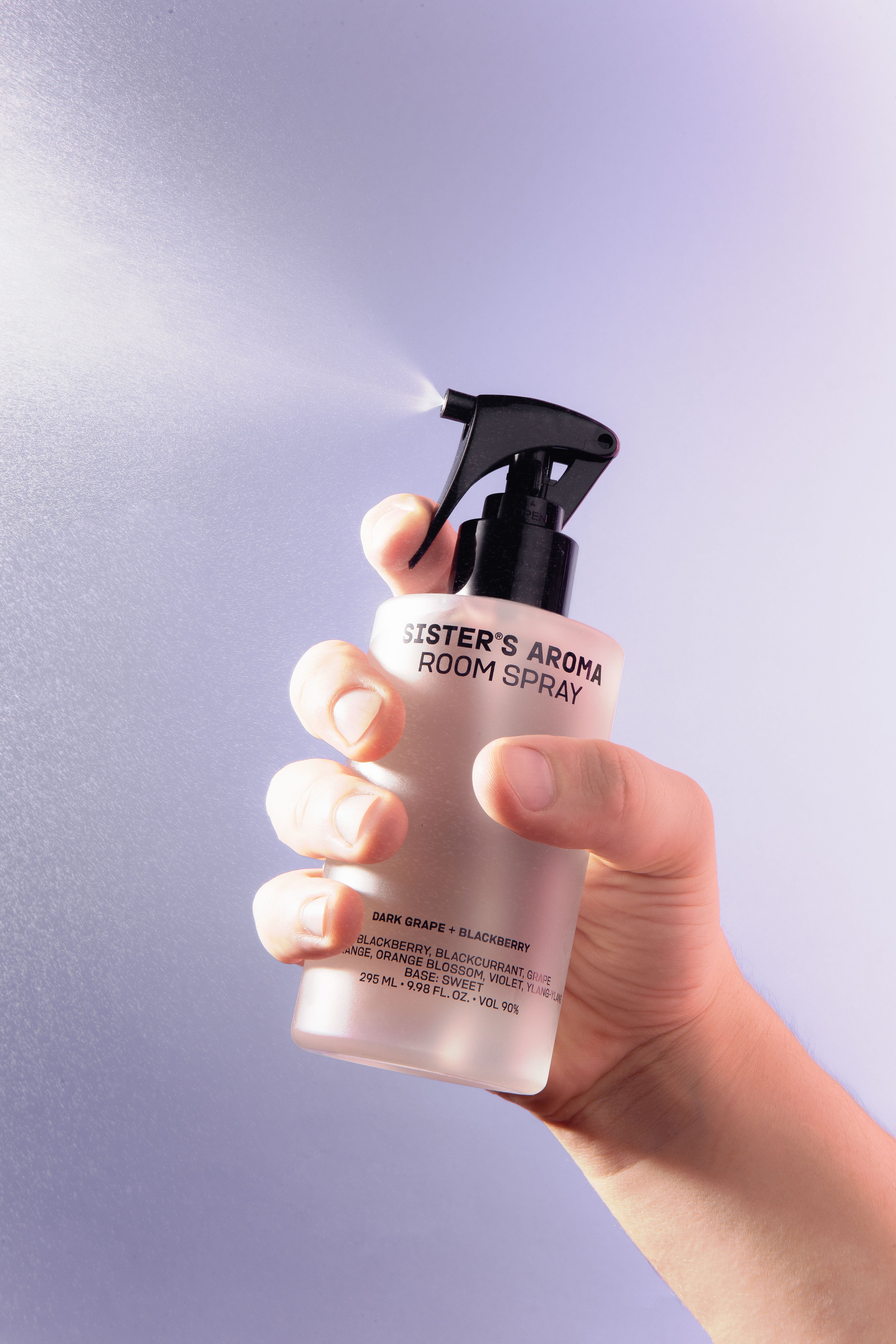 Sister's Aroma, Room Spray, Struguri Negri și Mure 230 ml