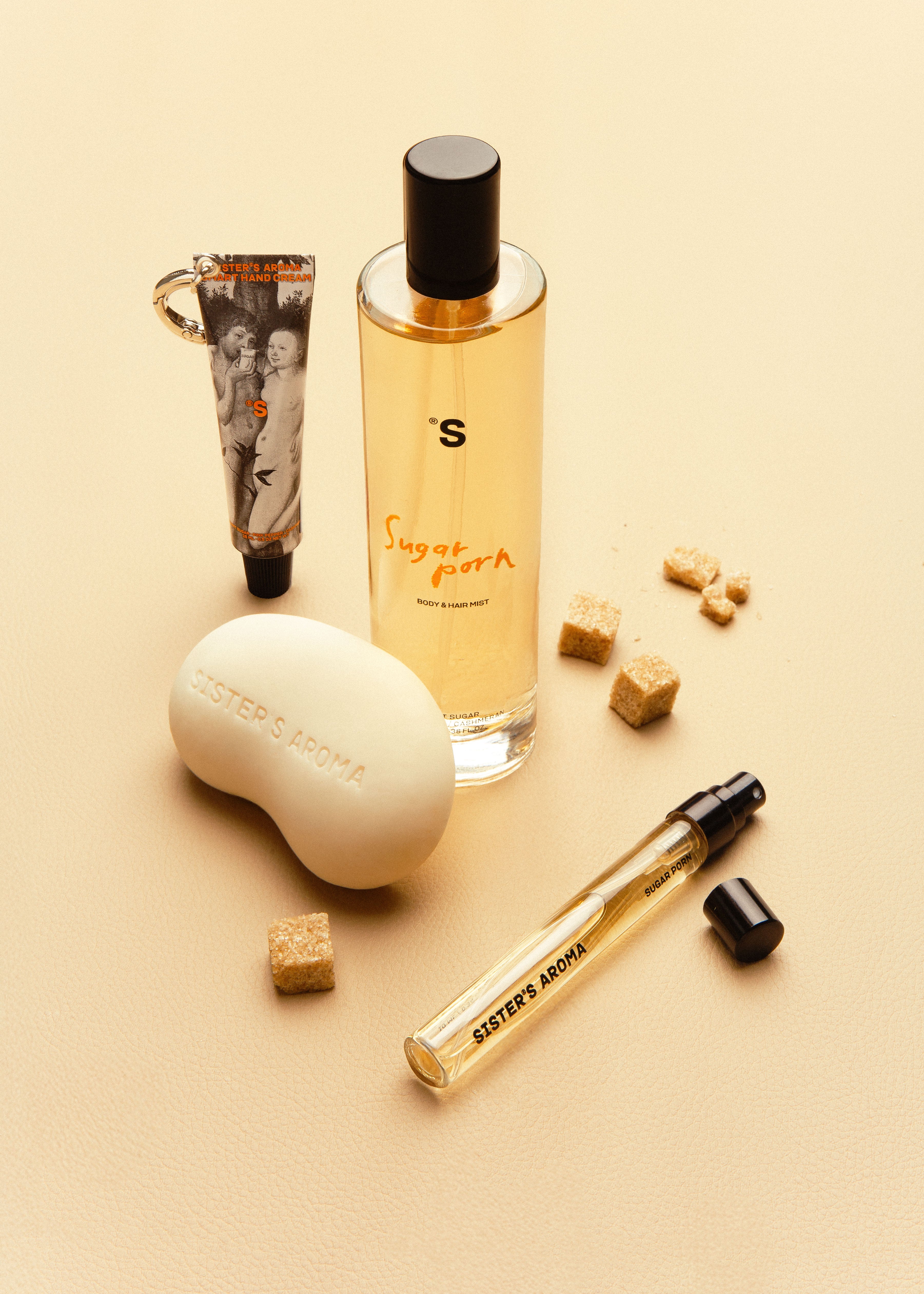 Sister's Aroma, Spray pentru corp și păr, Sugar Porn, 100 ml