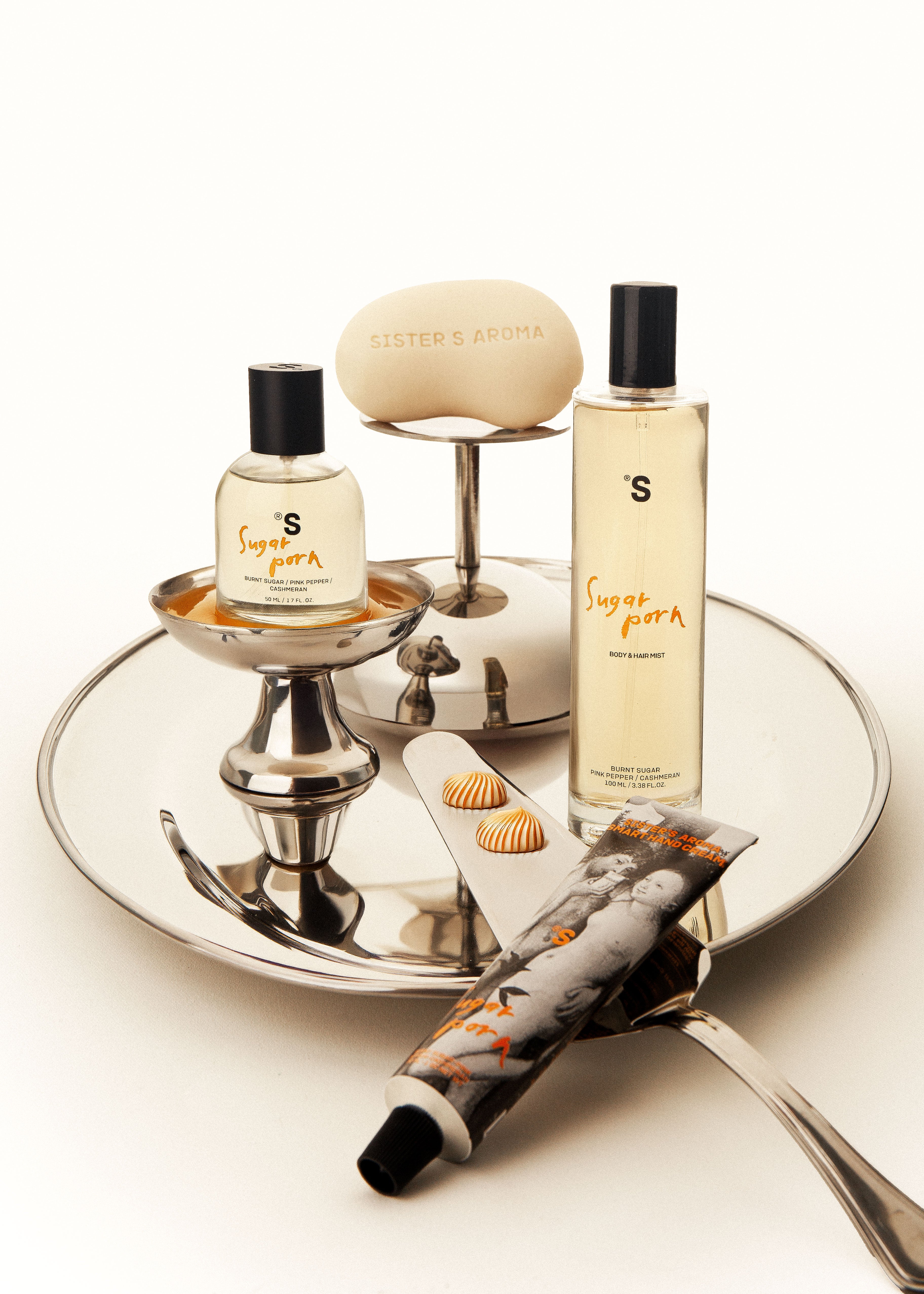 Sister's Aroma, Spray pentru corp și păr, Sugar Porn, 100 ml