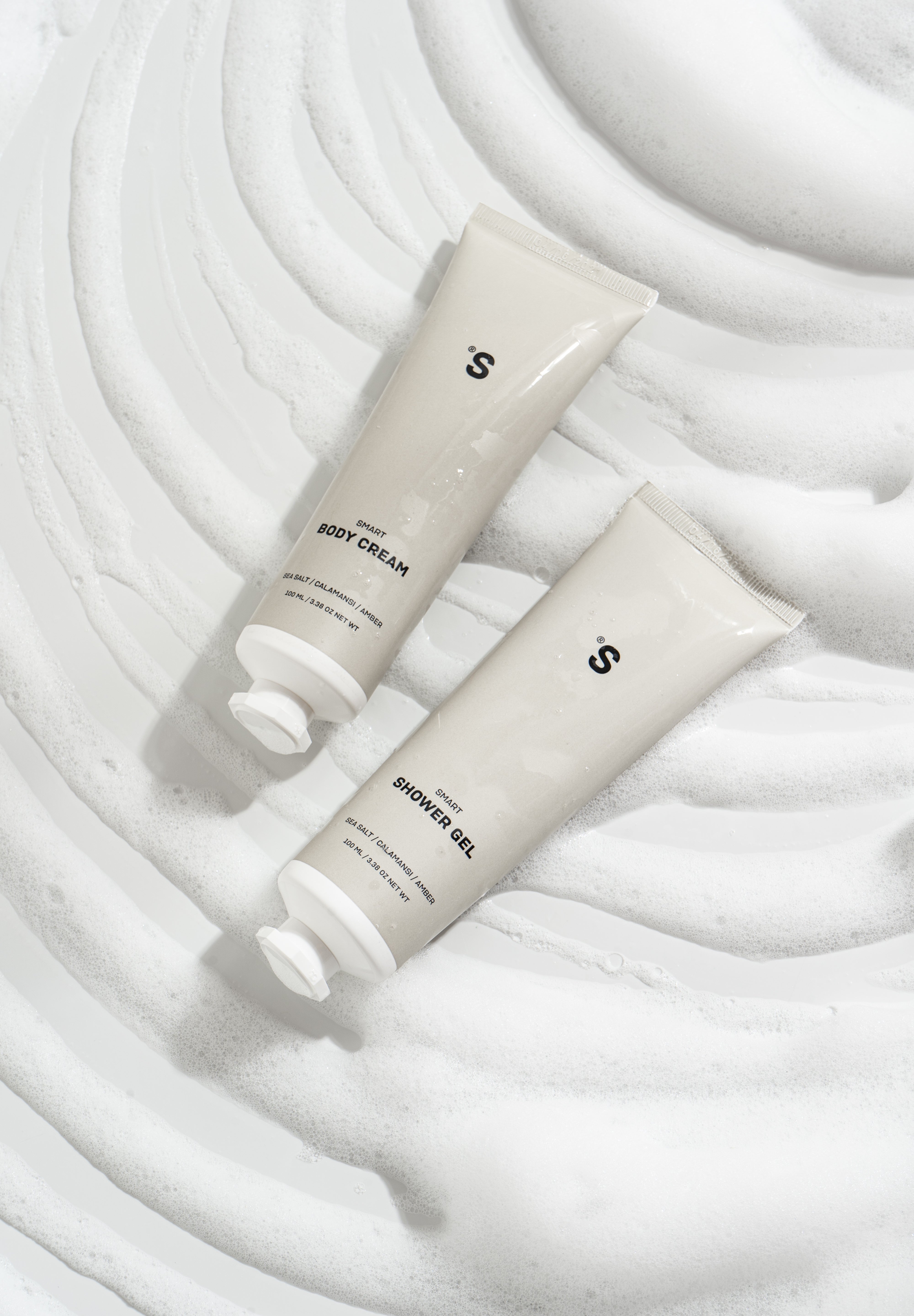 Smart Duo: Gel de Duș & Cremă de corp, Sare de Mare, 100 ml