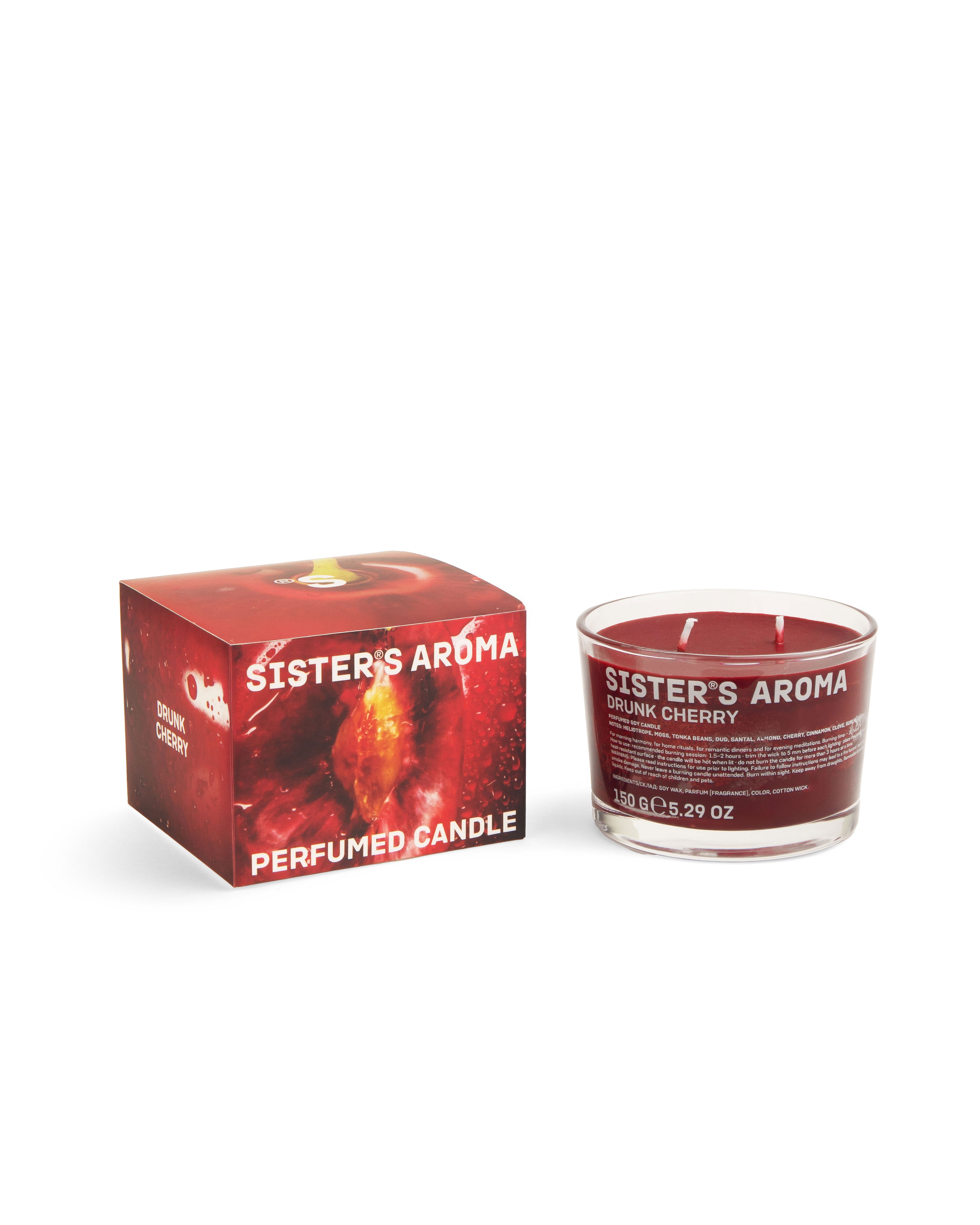 Sister's Aroma, Lumânare, Drunk Cherry, 150g