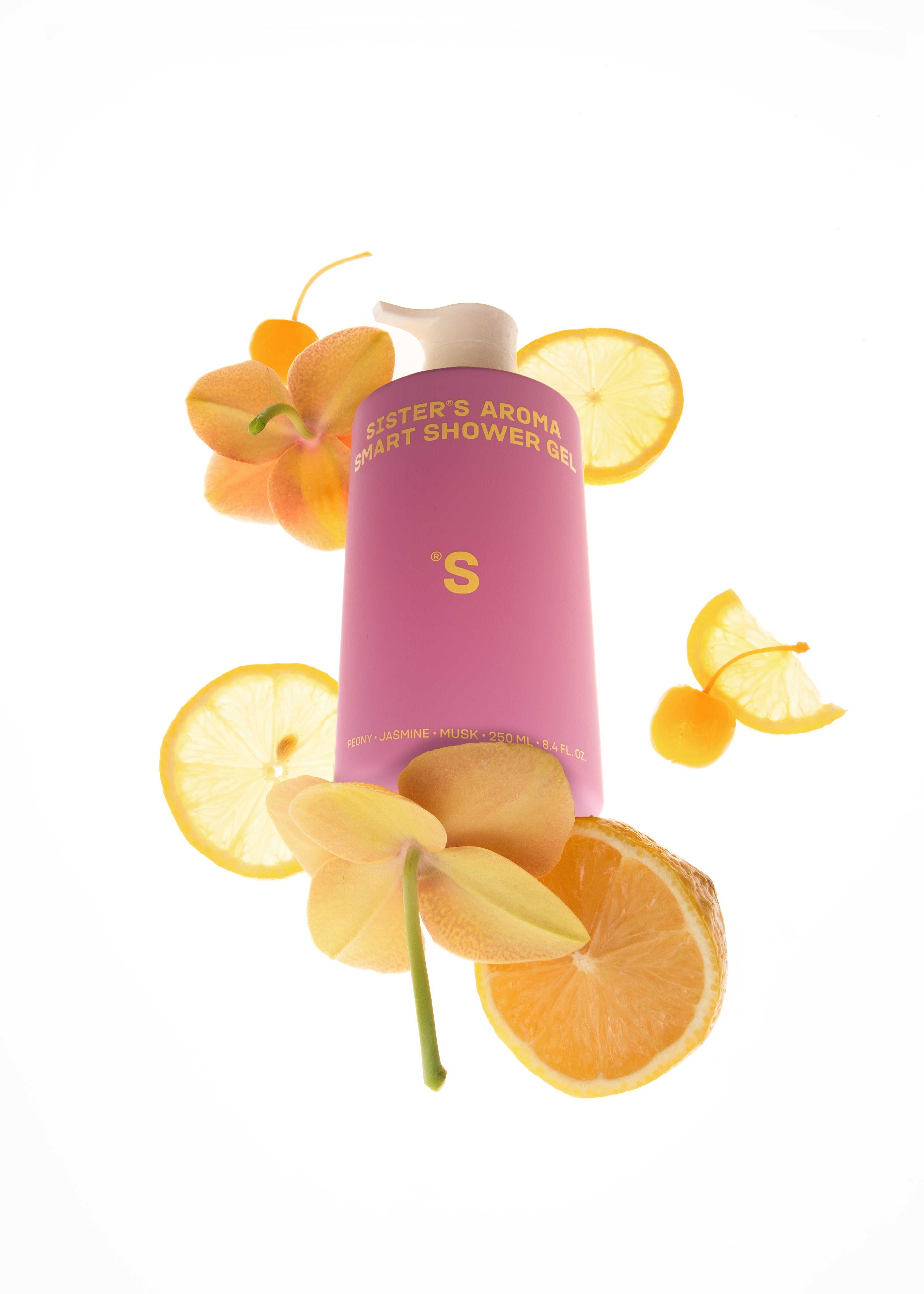 Sister's Aroma, Gel de Duș Smart, Bujor, 250 ml