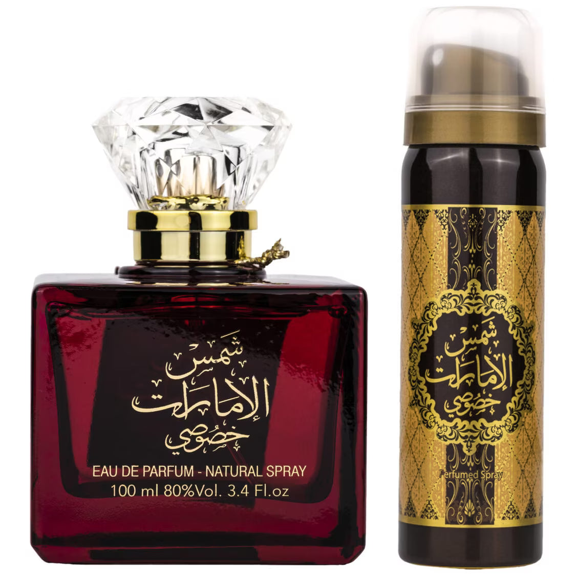 Ard Al Zaafaran, Set Shams Al Emarat Khususi (100 ml) + Deodorant (50 ml), Femei